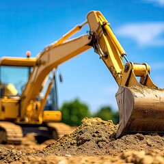 A vibrant red fire truck rests in a sunlit forest clearing, showcasing sharp details and natural textures in a serene afternoon light