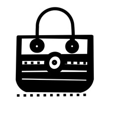 shopping bag icon vector