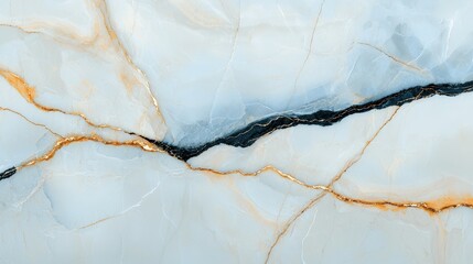 Elegant Blue and Gold Marble Texture Background