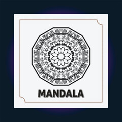 Luxury Mandala Background design. Decorative mandala for print, brochure, poster, flyer, cover, banner etc.