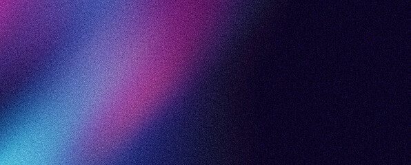 Blue purple grainy gradient background, dark abstract noise texture vibrant banner header poster wallpaper backdrop design