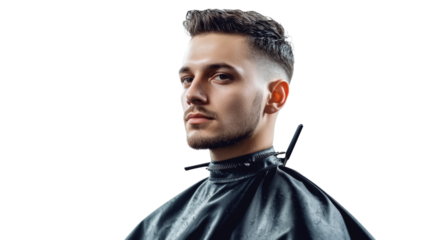 A man at the hairdresser's