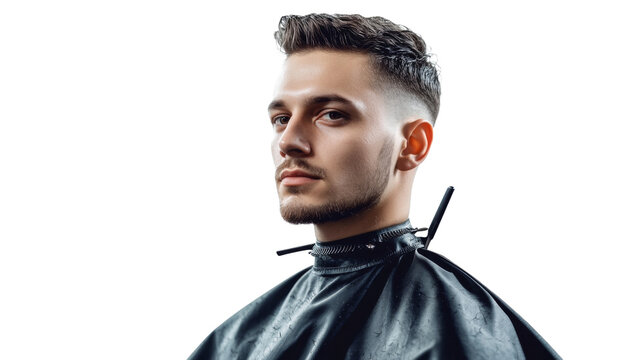 A man at the hairdresser's