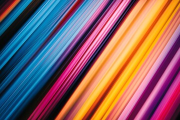 Obraz premium Bright abstract lines, vibrant colors