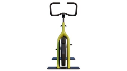 Illustration of fitness equipment on a white background