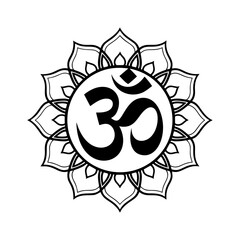 Fototapeta premium om yoga symbol