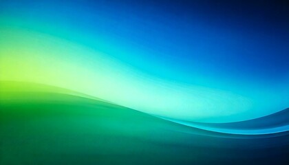 Obraz premium Green and blue gradient blur background Vector light, teal, aqua, turquoise color