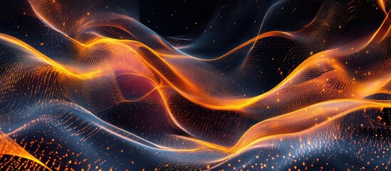 Fototapeta premium Abstract Waves of Light