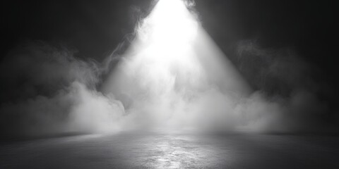 Fototapeta premium Dramatic Studio Background with Fog