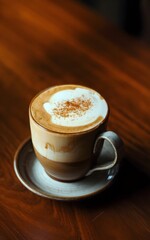 Cozy retreat A Rich Gingerbread Latte Delight"*