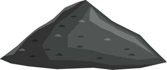 Large pile of coal symbolizing mining, energy production, and environmental concerns