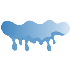 Snow Cap Illustration with Cartoon Design. Isolated on White Background.