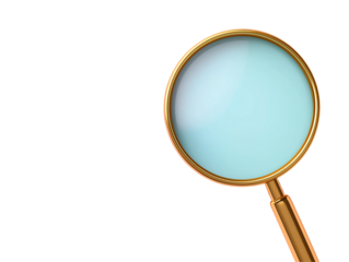 a close up of a magnifying glass