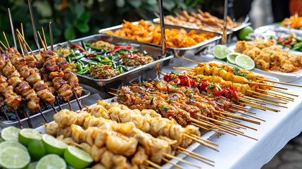 A variety of the most delicious Thai food that makes everyone feel hungry immediately upon seeing...