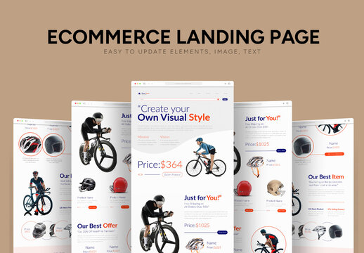 Ecommerce Landing Page Layout