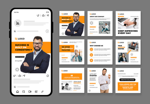 Social Media Post Feed For Business
