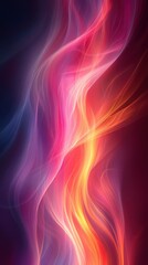 Abstract Colorful Flowing Lines
