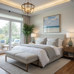 Fototapeta premium modern interior home interior living room interior bedroom interior