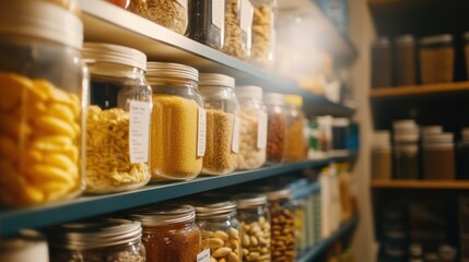 Obraz premium Pantry Storage Jars.