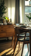 Obraz premium Sunlit Dining Room.