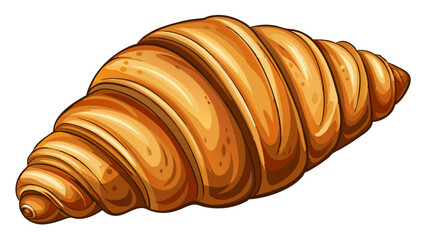 croissants isolated on white background, croissants vector art,  illustration croissants.