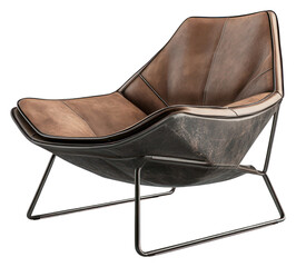 PNG Real contemporary modern armchair furniture leather comfortable.