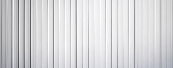 Obraz premium White shipping container metal wall background banner.
