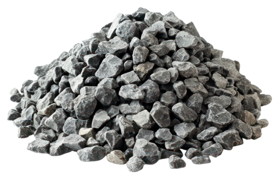 PNG Real pile of gravel rocks gray construction.