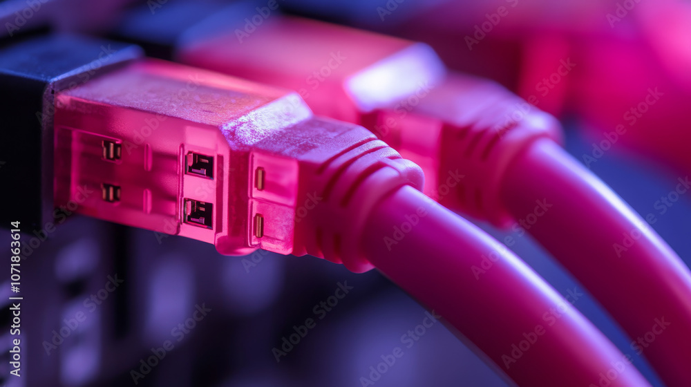 Aufkleber lan cables connect computers to the internet and cloud servers. they use fiber optic or ethernet tec