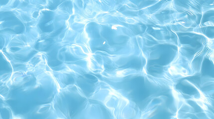 Obraz premium Abstract Blue Water Ripples Background Texture - Light Reflecting on Surface