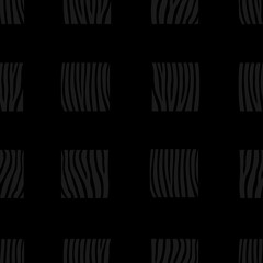 Seamless pattern with zebra on a black background