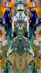 Abstract art background . Hand painting artwork on canvas .