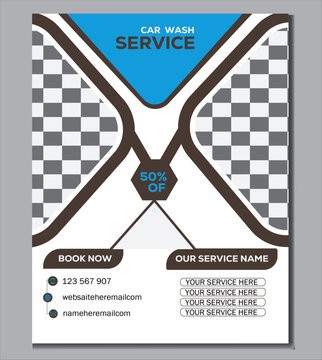 flyer desaign of engin repair