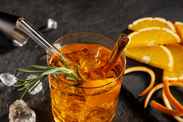 Aperol Cocktail im Glas