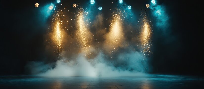 Stage Lights and Smoke