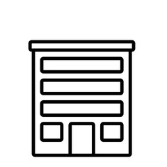 Building icon for web. Outline icon