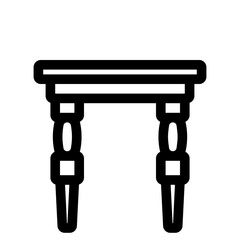Furniture icon for web. Cabinet outline icon