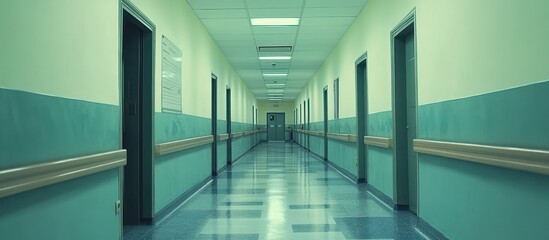 Obraz premium Hospital Corridor