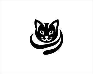 Fototapeta premium illustration of a cat