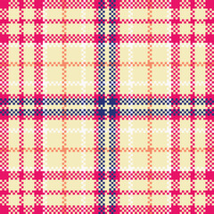Plaid Pattern Seamless. Tartan Plaid Vector Seamless Pattern. Template for Design Ornament. Seamless Fabric Texture.