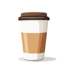 coffee cup isolated on white background