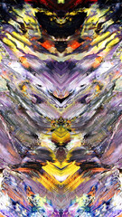 Naklejka premium Abstract art background . Hand painting artwork on canvas .