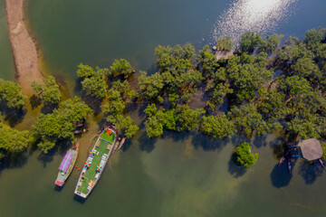 SCENIC RIVER CRUISE AT TANGUAR HOUR, SYLHET, BANGLADESH
