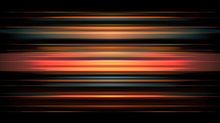 abstract background with waves orange and black