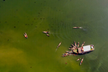 SCENIC RIVER CRUISE AT TANGUAR HOUR, SYLHET, BANGLADESH