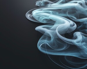 Fototapeta premium smoke abstract isolated