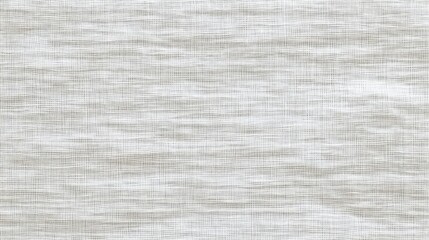 Fototapeta premium Natural Linen Fabric Texture on Plain White Background - Elegant White Linen Texture Background for Designers