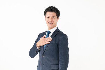 スーツを着たビジネスマン