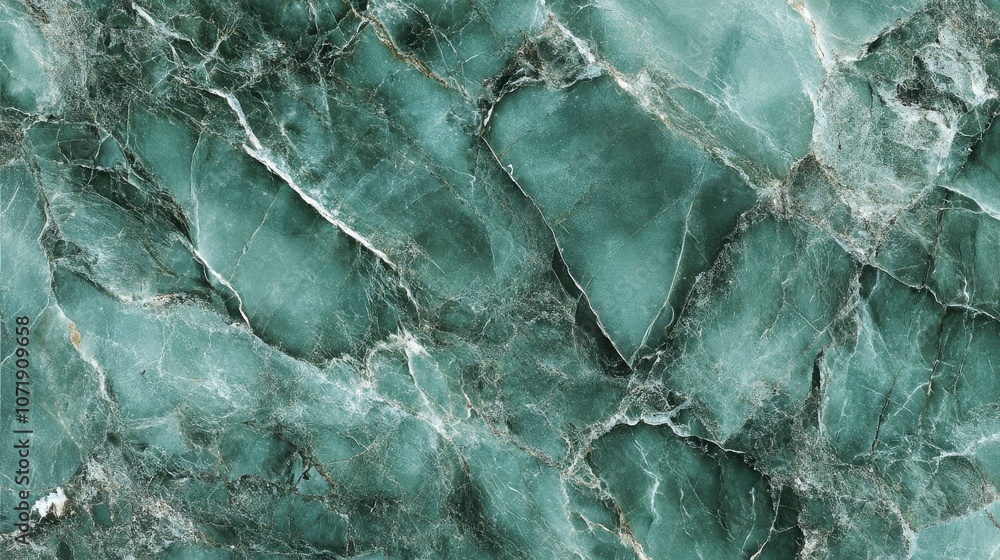 Poster elegant green marble background showcasing intricate patterns and textures.