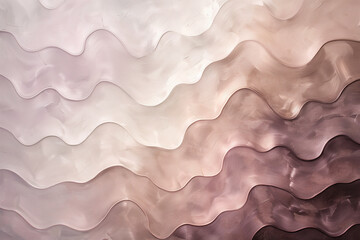 Obraz premium Rippled, abstract textures with a gentle gradient of dusty pink and soft taupe, perfect for a calming background. background, wallpaper 